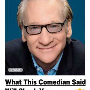 What This Comedian Said Will Shock You Bill Maher